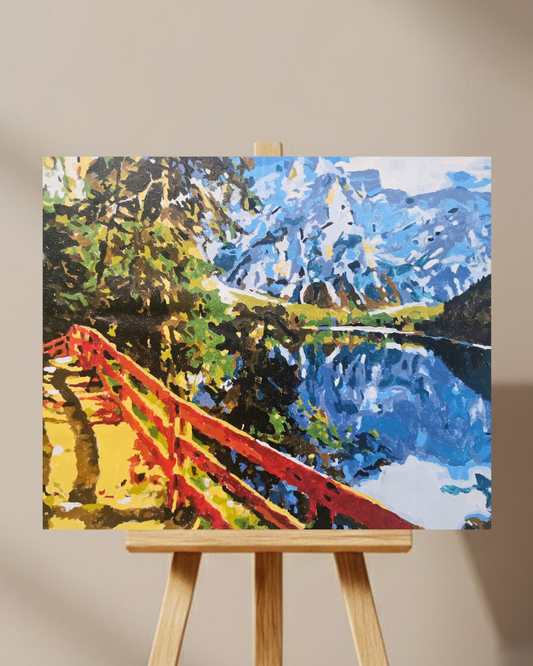 Mountain View | Acrylic Painting on Canvas (40x60 cm)