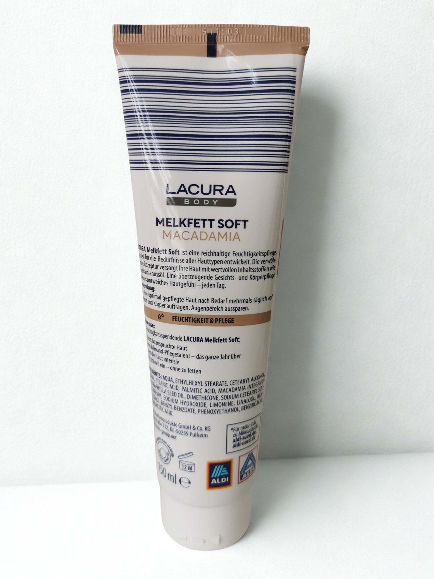 Lacura Body Melkfett Soft Macadamia – Moisturizing Cream for All Skin Types