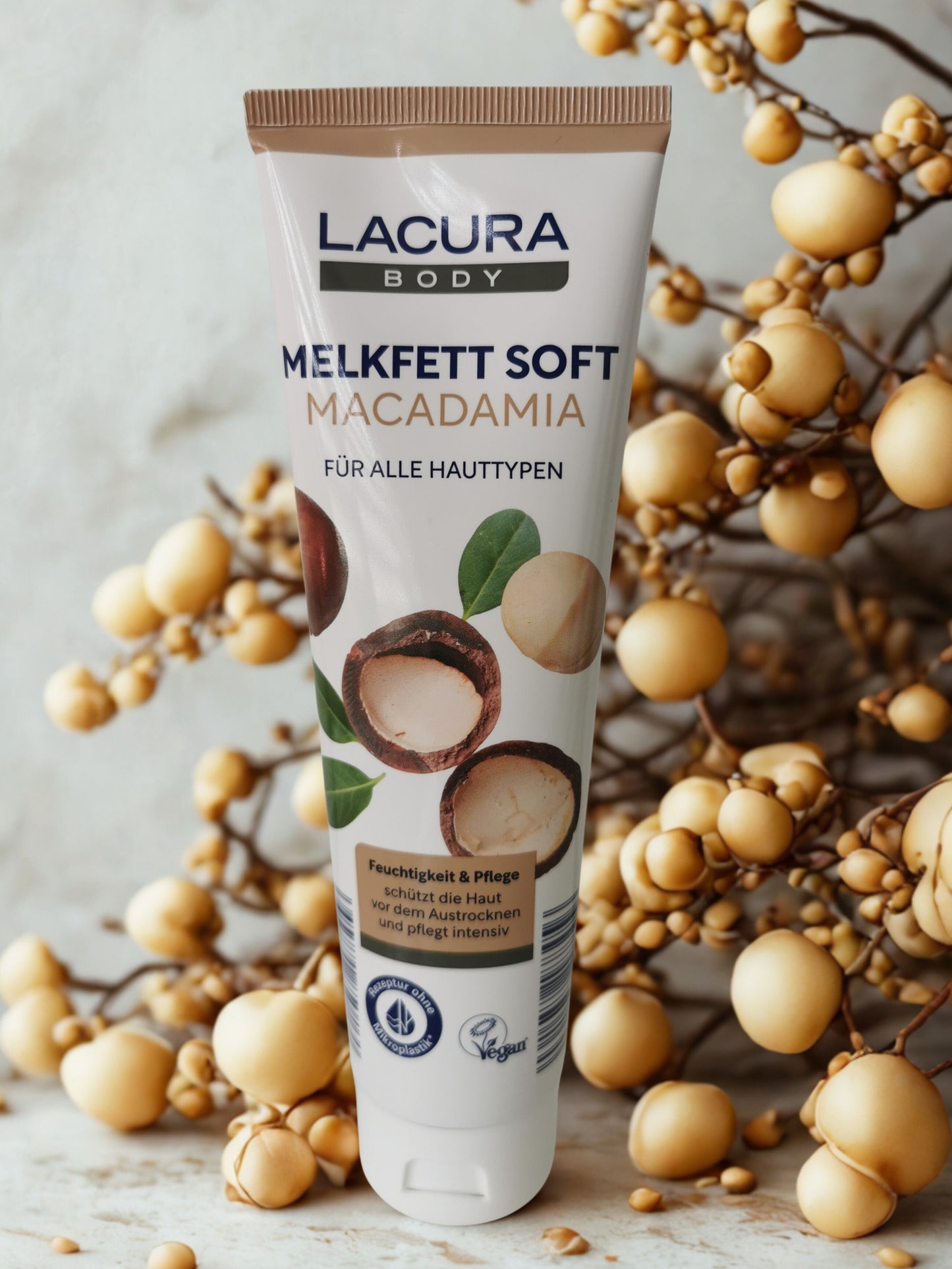 Lacura Body Melkfett Soft Macadamia – Moisturizing Cream for All Skin Types