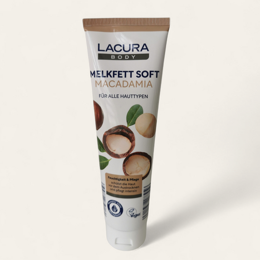 Lacura Body Melkfett Soft Macadamia – Moisturizing Cream for All Skin Types
