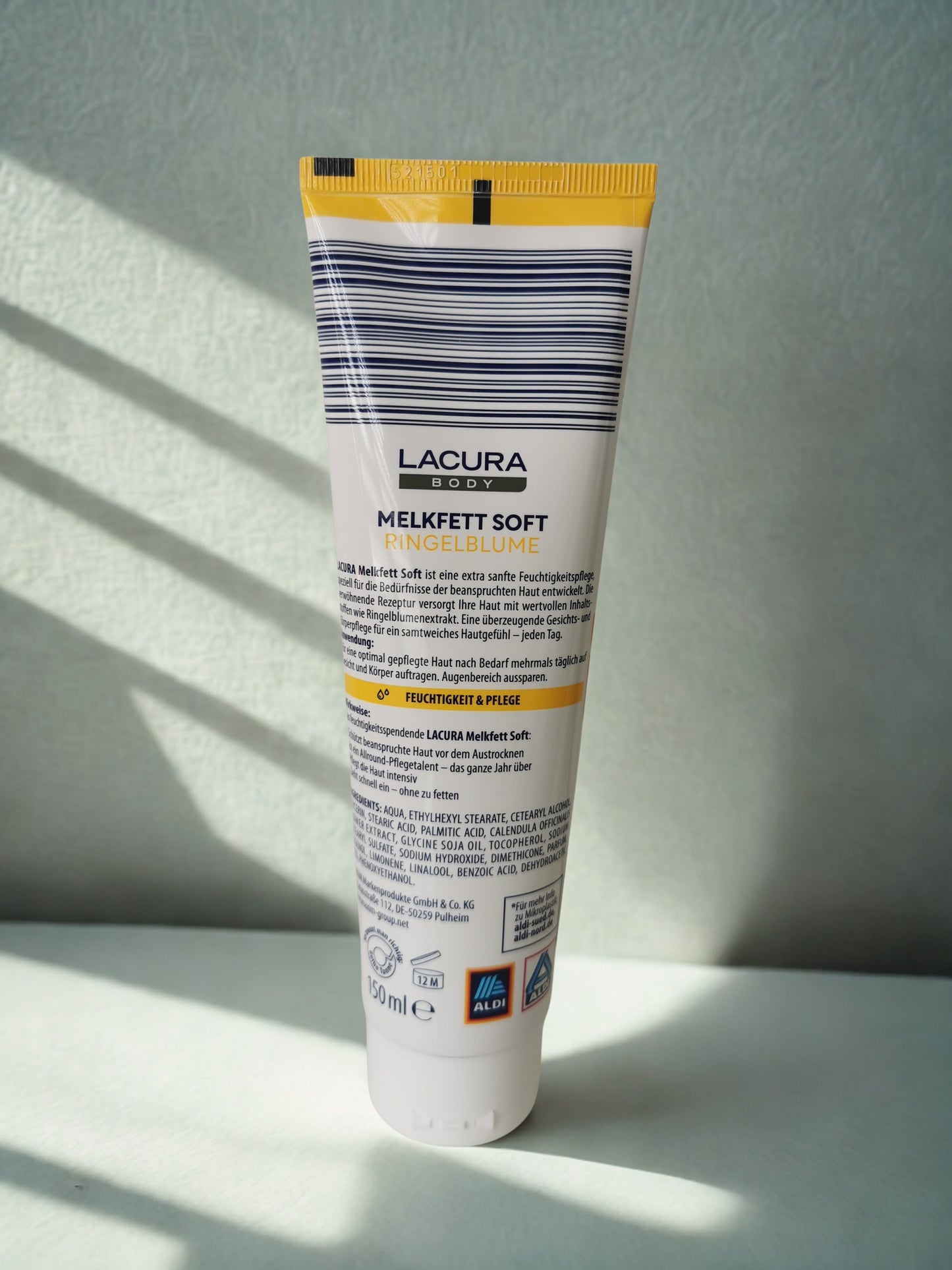 Lacura Body Melkfett Soft Ringelblume - Moisturizing Cream with Calendula Extract
