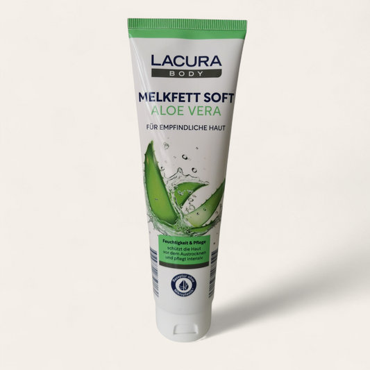Lacura Body Melkfett Soft Aloe Vera – Intensive Moisturizing Cream for Sensitive Skin