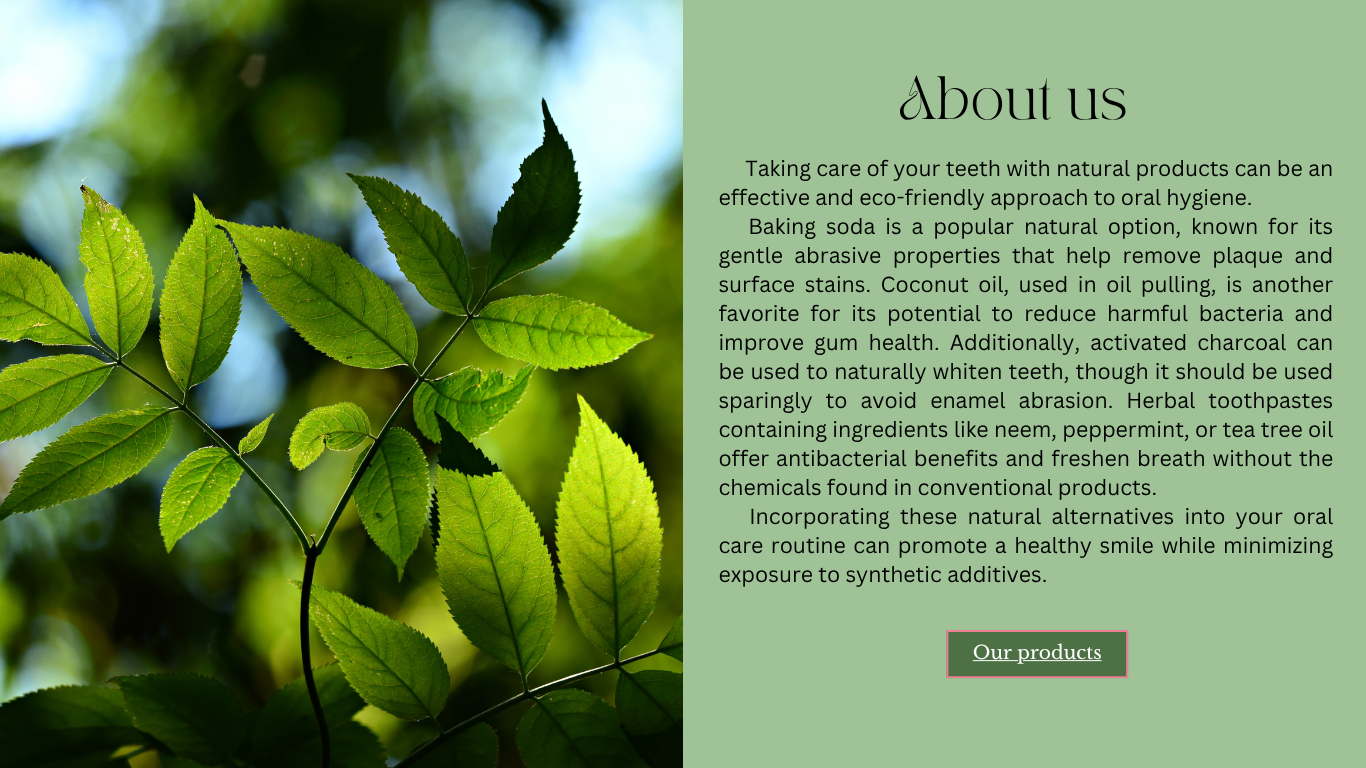 Products from the Nature – Elegant Eco Website Template, Canva template website