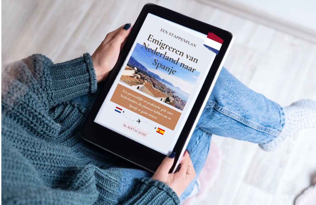 E-book Verhuizen van Nederland naar Spanje, Gidsboek, PDF version, Digital downloaden, reizen checklijst