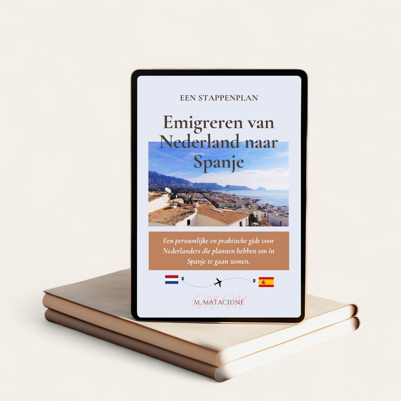 E-book Verhuizen van Nederland naar Spanje, Gidsboek, PDF version, Digital downloaden, reizen checklijst