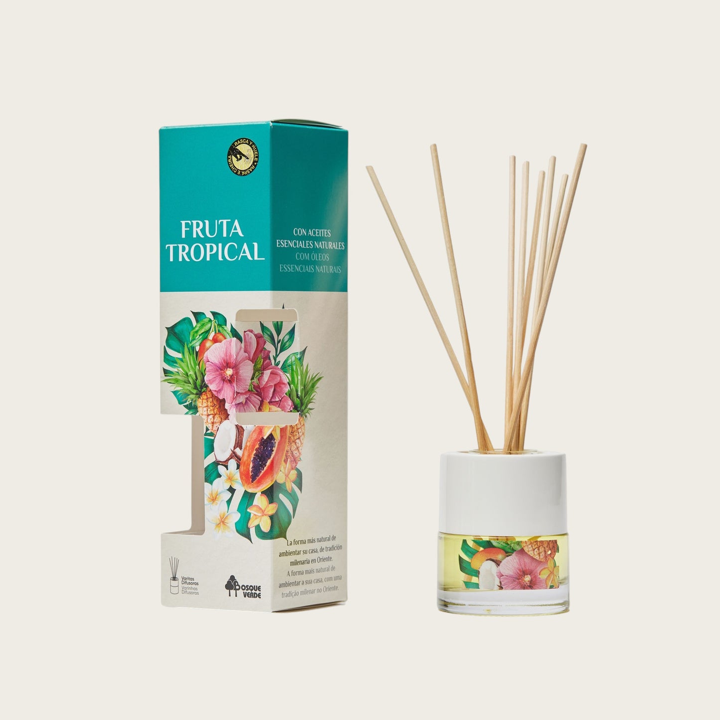 Fruits Tropical Home parfum reed diffuser / Long lasting Spanish scent / Nature fragrance