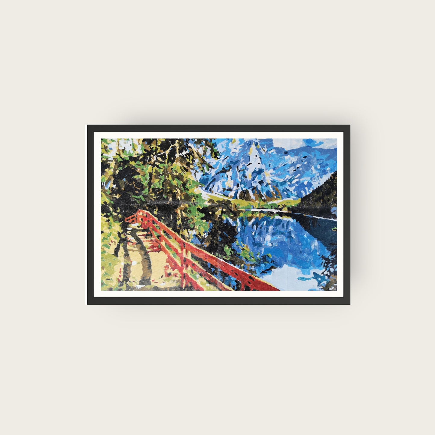 Mountain View | Acrylic Painting on Canvas (40x60 cm)