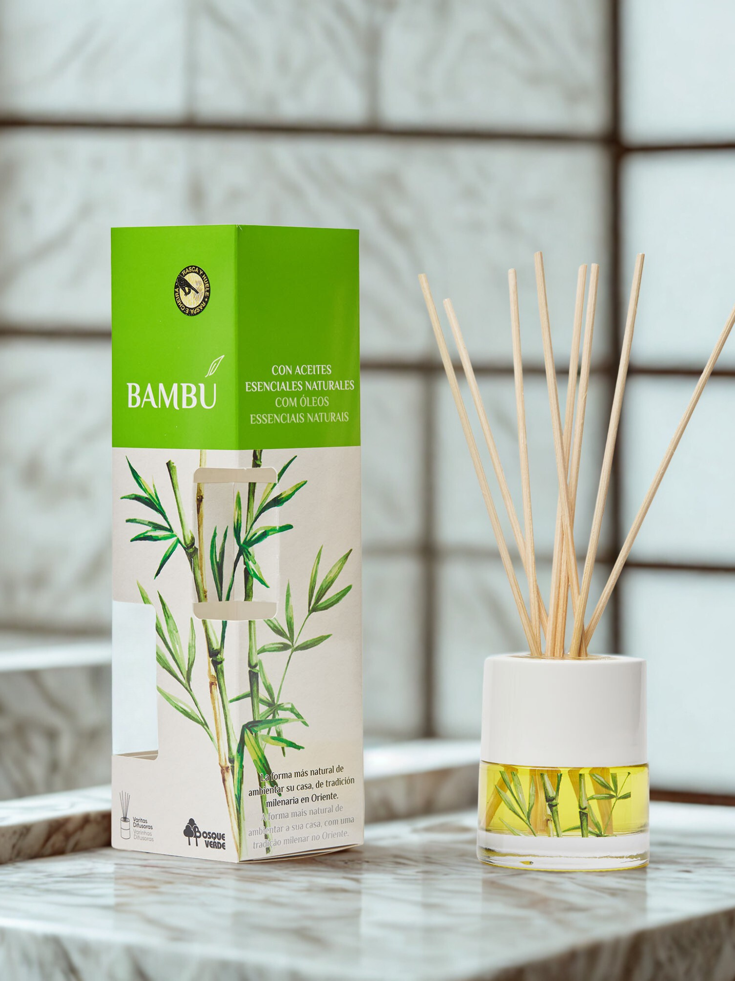 Magnolia, Raspberry, Bamboo / Home Spanish Perfume set / 3 Reed Diffusers