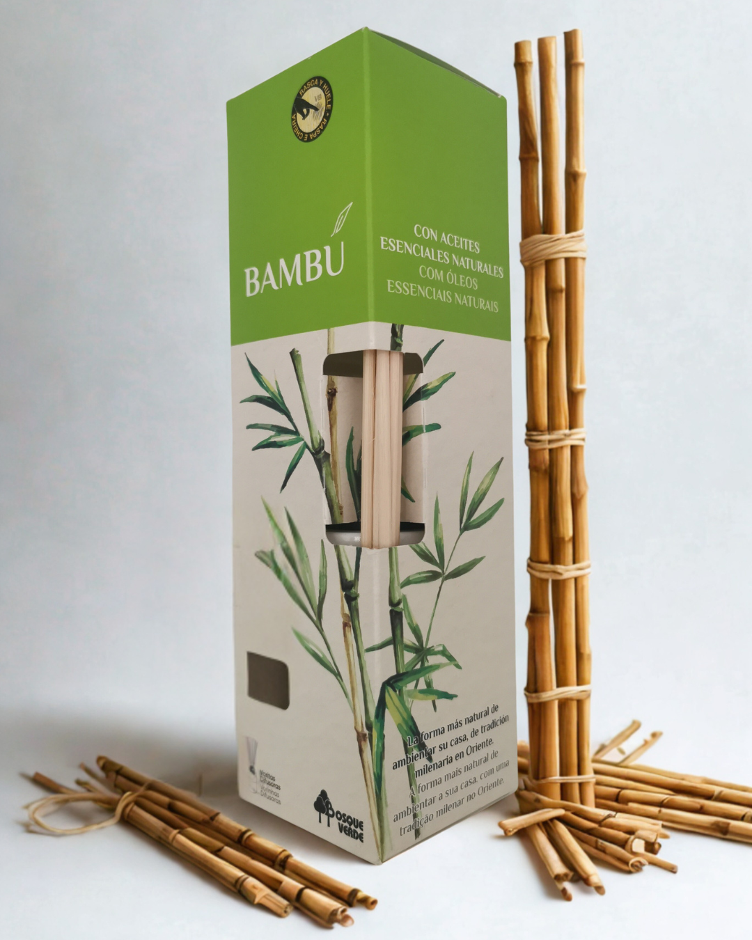 Bamboo Home parfum reed diffuser / Long lasting Spanish scent / Nature fragrance