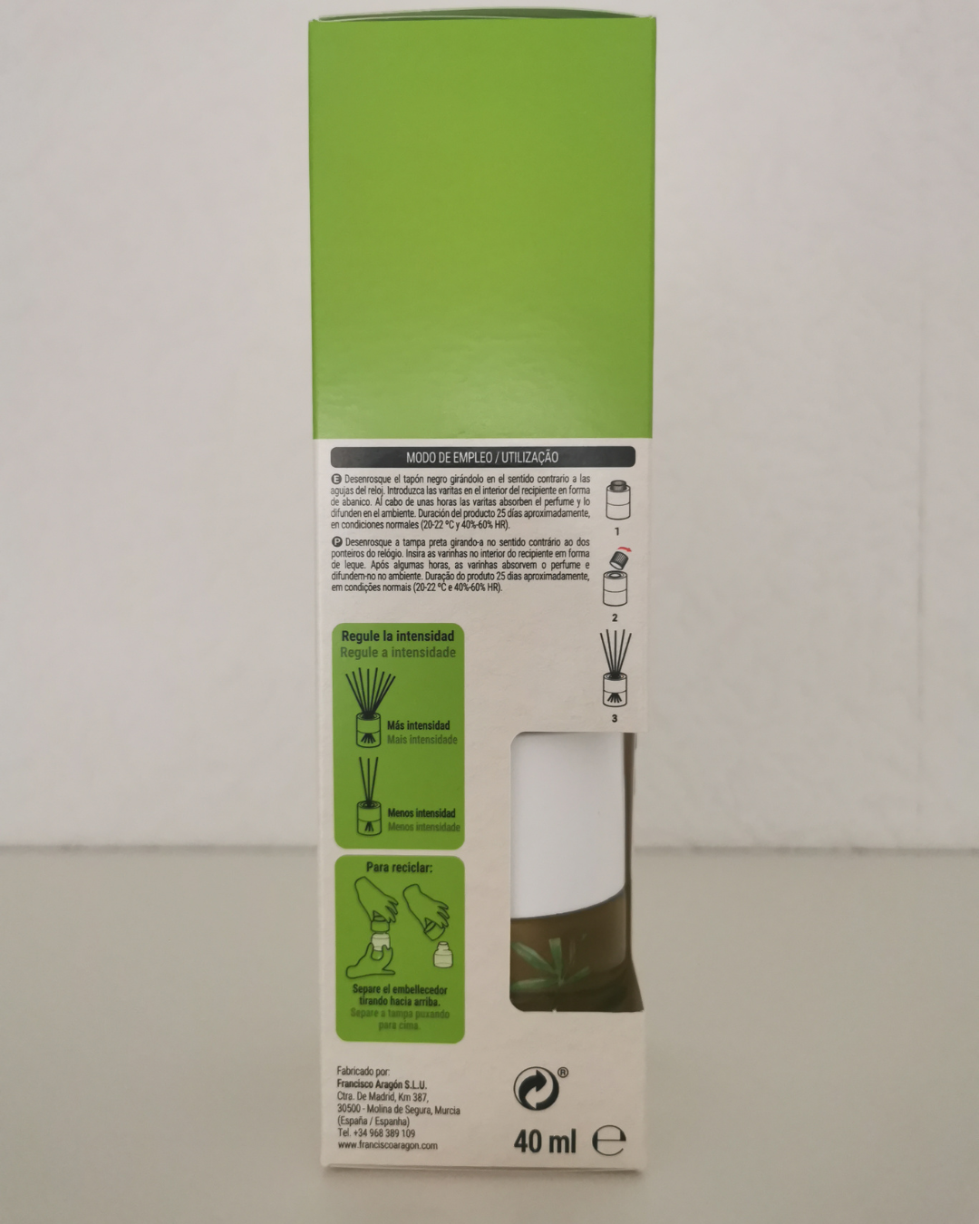 Bamboo Home parfum reed diffuser / Long lasting Spanish scent / Nature fragrance