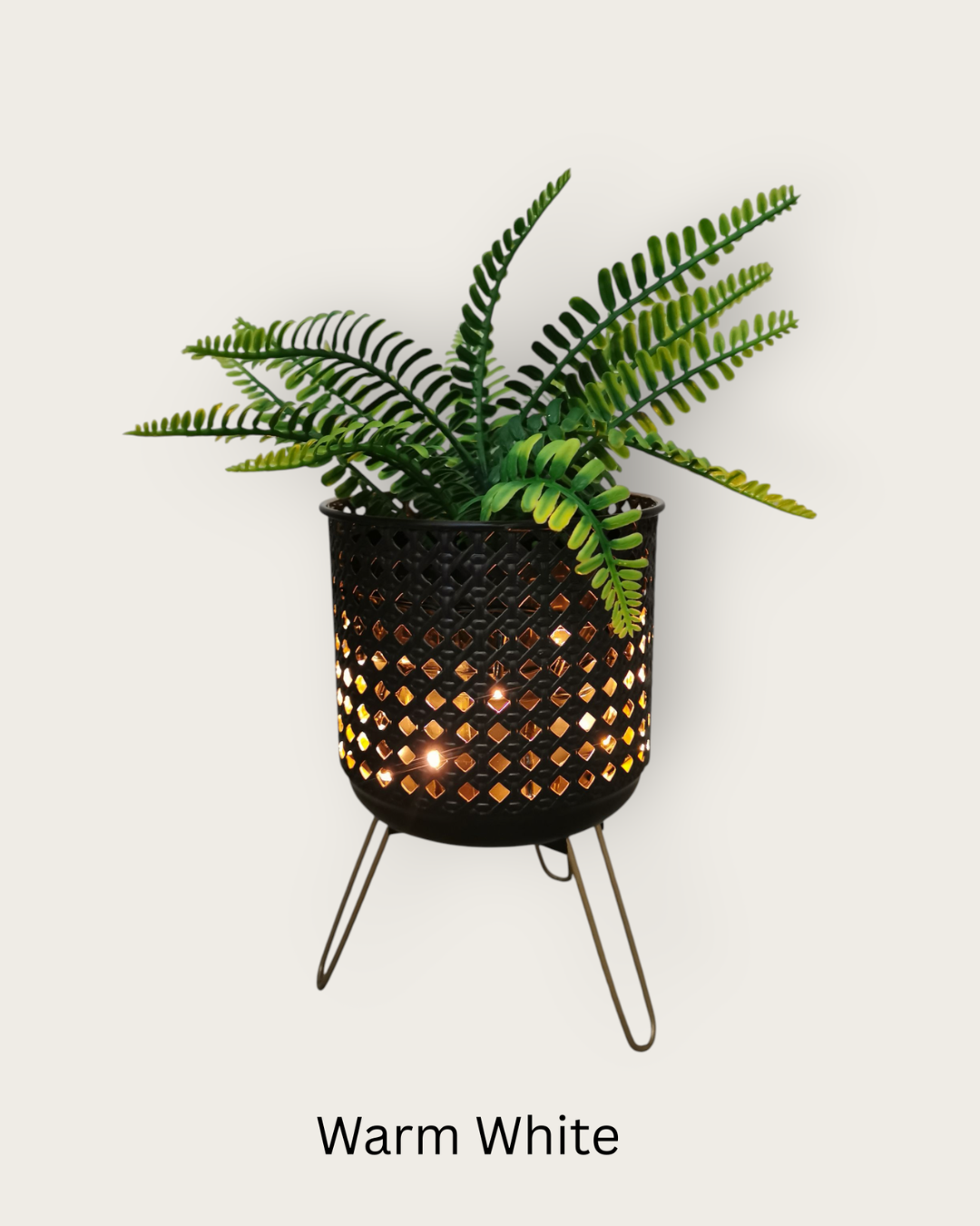 Luminous Plant Pot - LED Light Flower Planter Plug-in Electric for Modern Home Decor