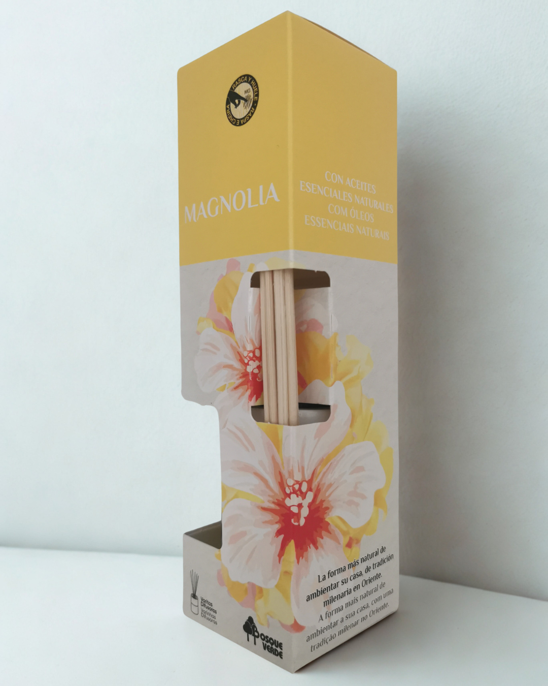 Magnolia Home parfum reed diffuser / Long lasting Spanish scent / Nature fragrance