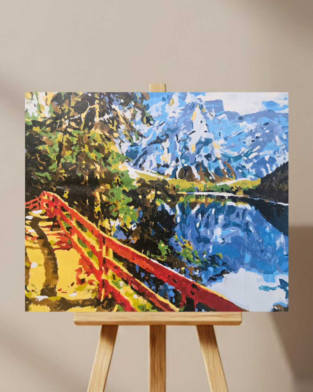 Mountain View | Acrylic Painting on Canvas (40x60 cm)