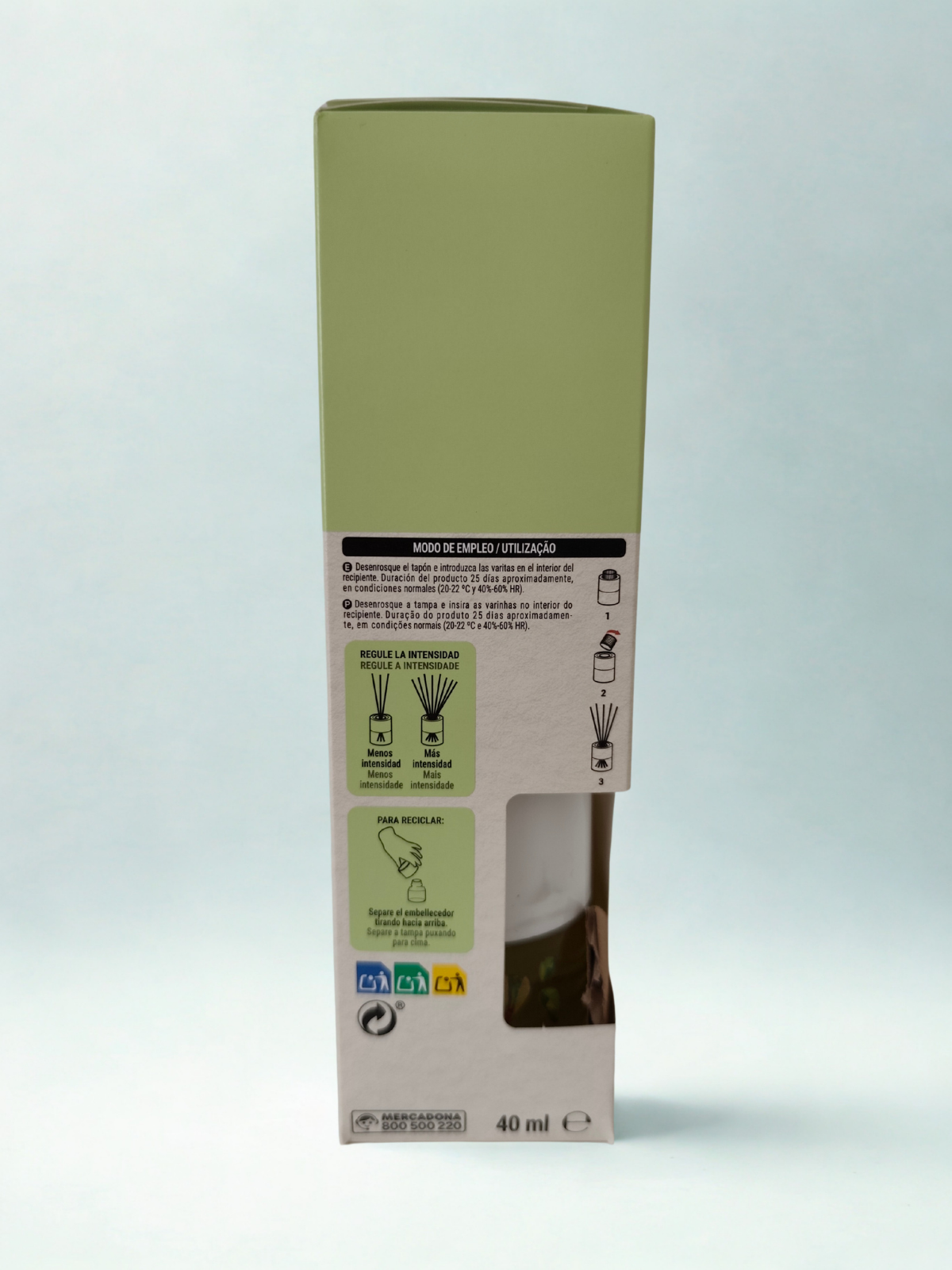 Pistachio Home parfum reed diffuser / Long lasting Spanish scent / Nature fragrance