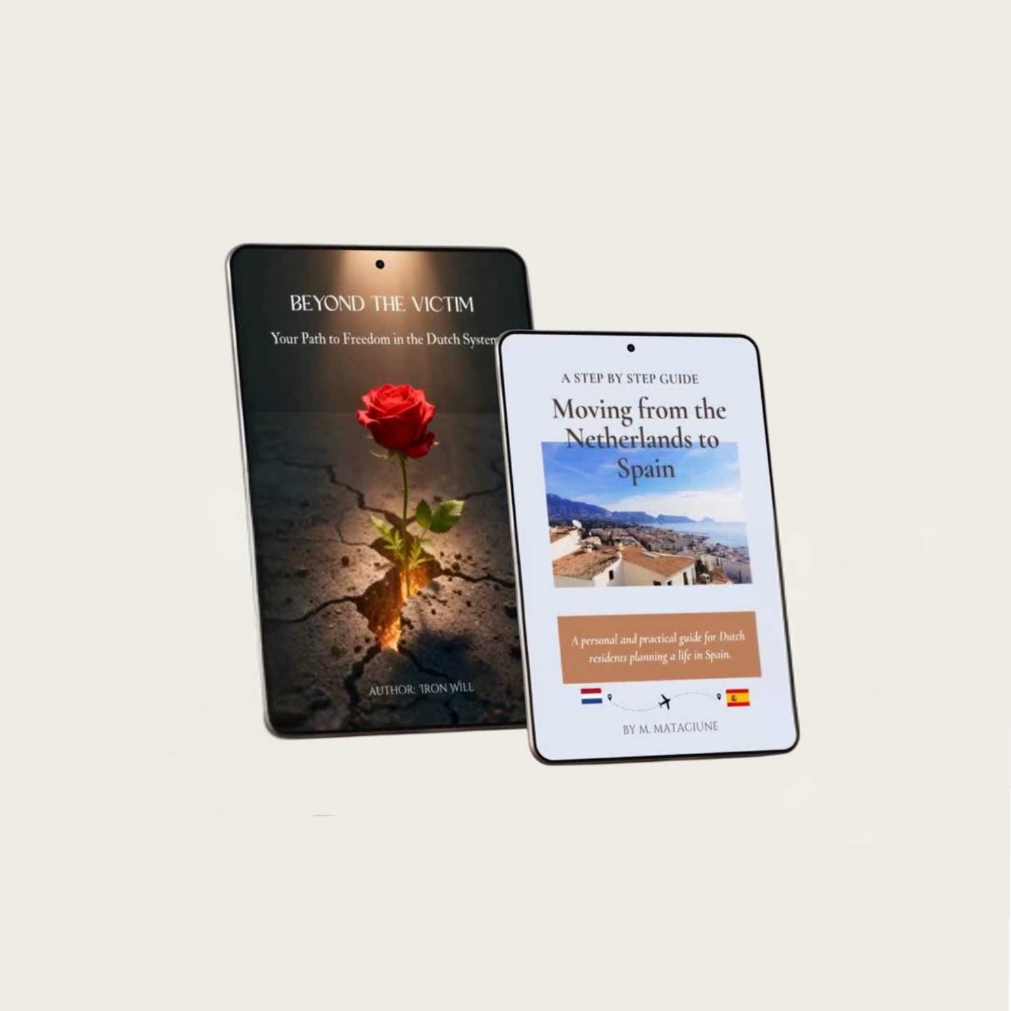 2-E-book Bundle: "Beyond the Victim" & "Moving from the Netherlands to Spain'' / English version / PDF/ Digital download