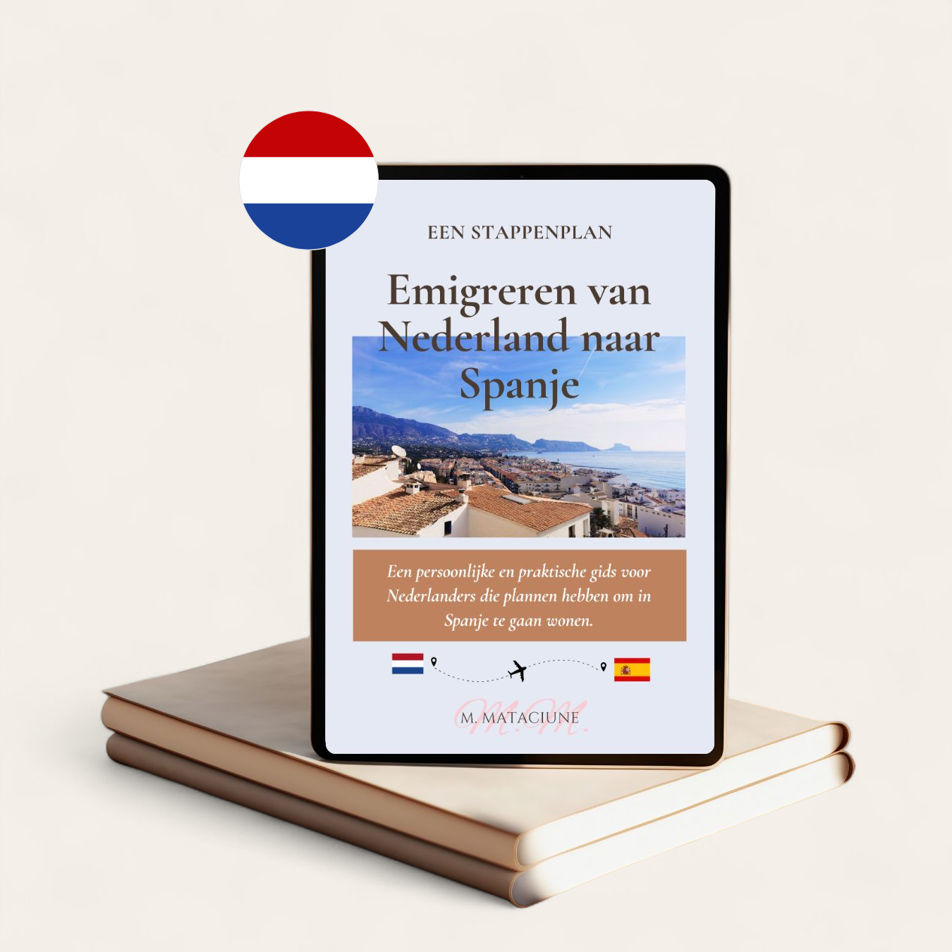 E-book Emigreren van Nederland naar Spanje, Gidsboek, PDF version, Digital downloaden, reizen checklijst